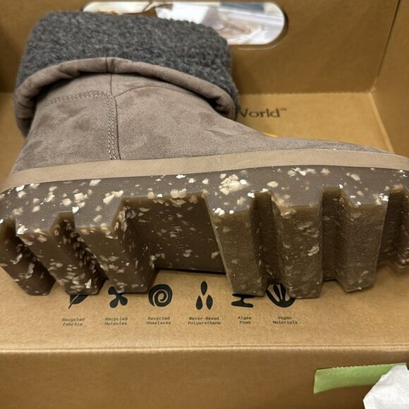 Steve Madden Restt Dark Gray Boots Adjustable Womens Cool Planet‎ - Picture 3 of 4